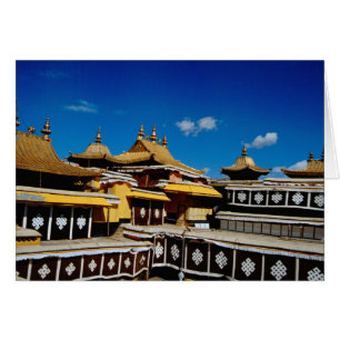 Cartão Ásia, Tibete, Lhasa, Palácio de Potala também conh