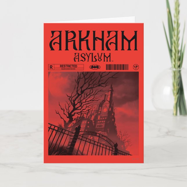 Cartão Asilo Arkham: Restrito (Frente)