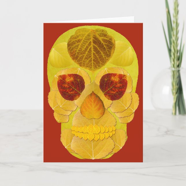 Cartão Aspen Folha Skull 1 (Frente)
