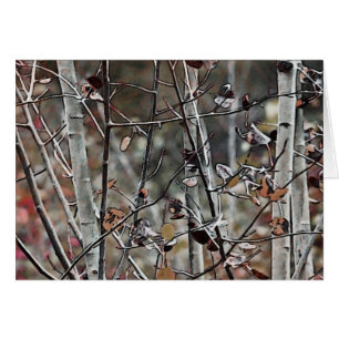 Cartão Aspen Forest no outono