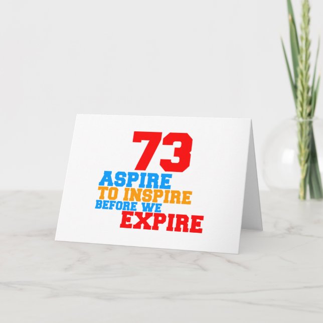 Cartão Aspirar a Inspirar 73 (Frente)