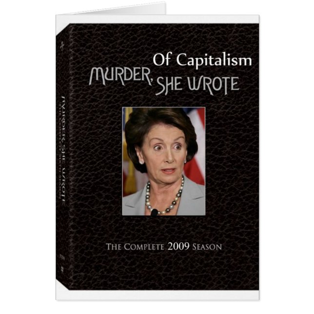 Cartão Assassinato Pelosi Escrito (Frente)