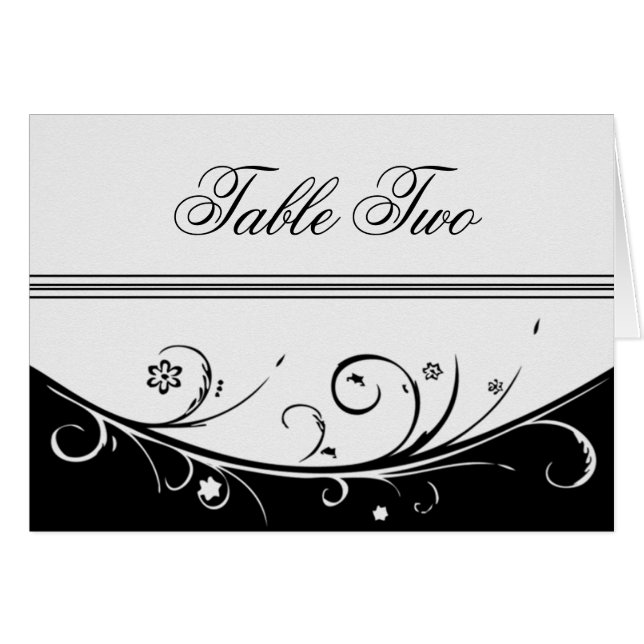 Cartão Assento da mesa (Frente Horizontal)