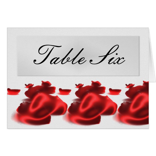 Cartão Assento da mesa (Frente Horizontal)