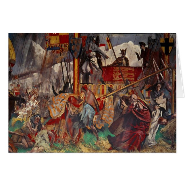 Cartão Assinatura da Magna Carta, 1215 (Frente Horizontal)