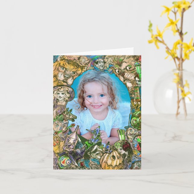 CARTÃO ASSISTENTE CLÁSSICO DA PLACA DE AMIZADE OZ (Flor Amarela)