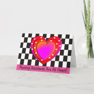 Cartão Assistente de Enfermagem Obrigado
