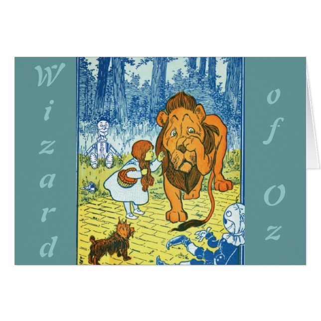 Cartão Assistente de Oz (Frente Horizontal)