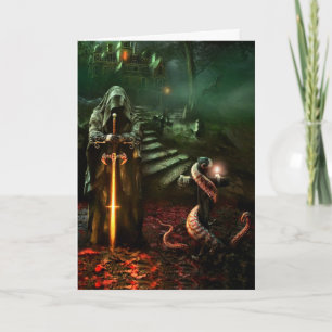 Cartão Assustador de Halloween