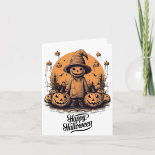 Cartão Assustador de Halloween