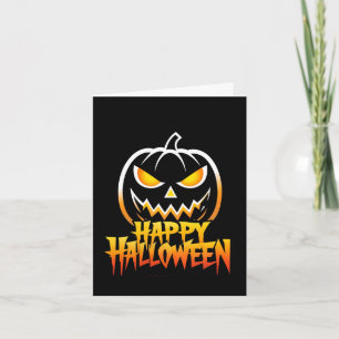 Cartão Assustador de Halloween
