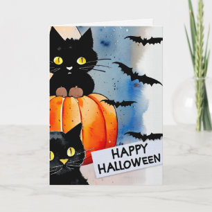 Cartão Assustador de Halloween