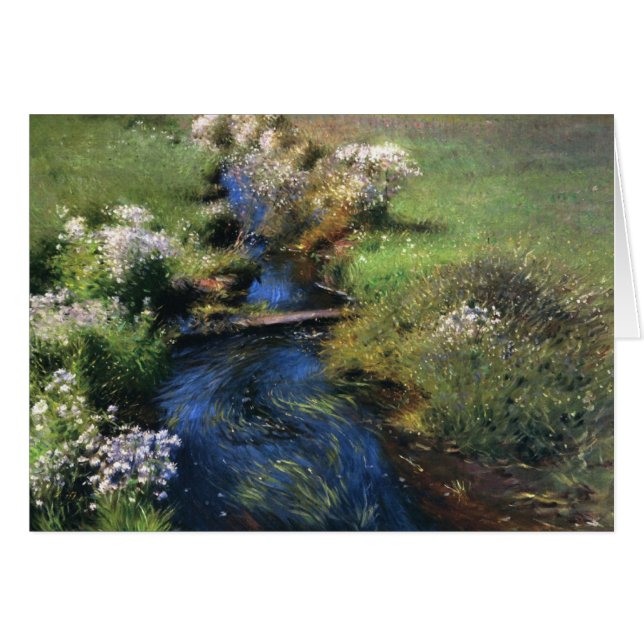 Cartão Asters selvagens de Dennis Miller Bunker (Frente Horizontal)