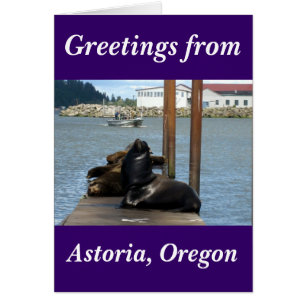 Cartão Astoria Oregon Sealions