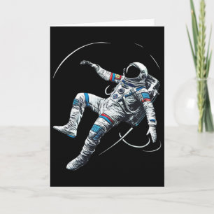 Cartão Astronaut Muay Thai Boxe Karatê Kickboxing Marti