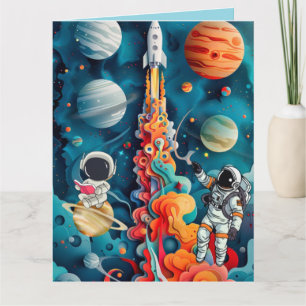 Cartão Astronauta