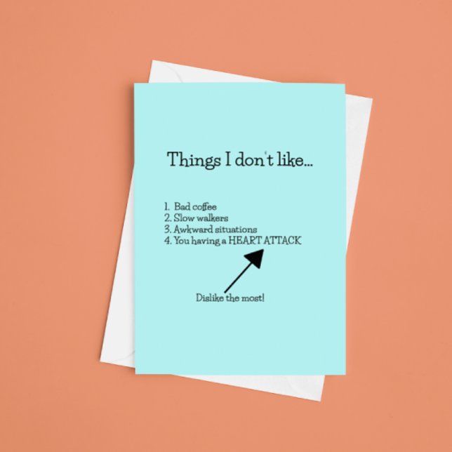 Cartão Ataque Cardíaco Seja Bem (Criador carregado)