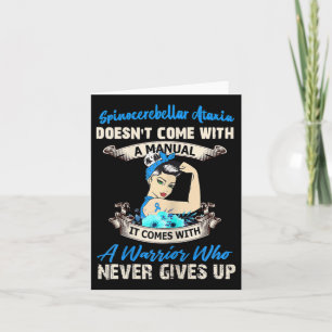 Cartão Ataxia Espinocerebelar Não Vem Com Um Manual 
