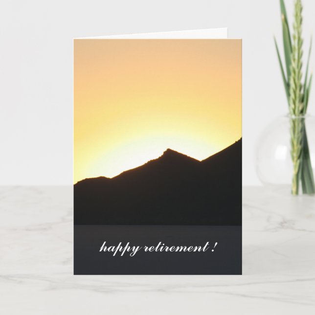 Cartão até ao pôr do sol (Frente)