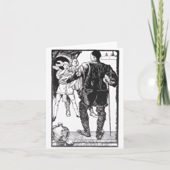 Cartão Até Eulenspiegel Notecard (Frente)