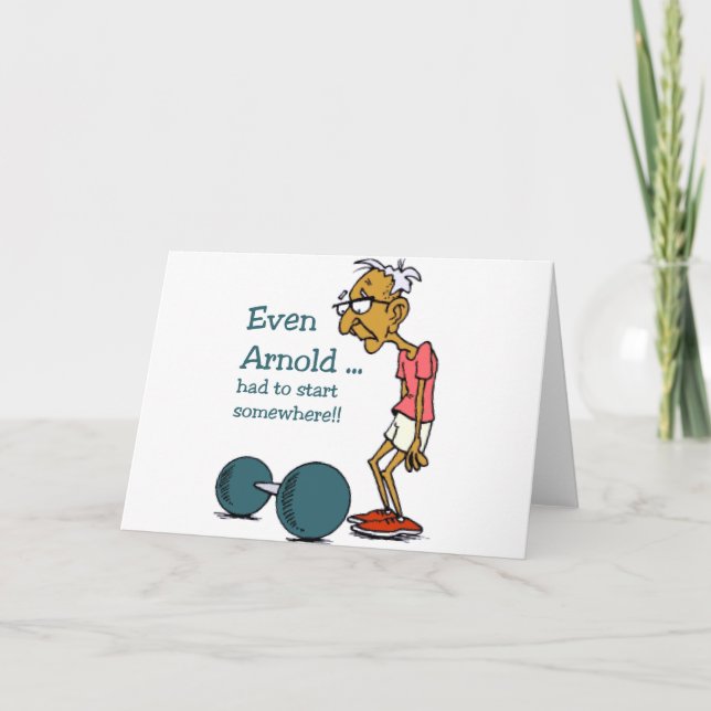 Cartão Até o Arnold... (Frente)