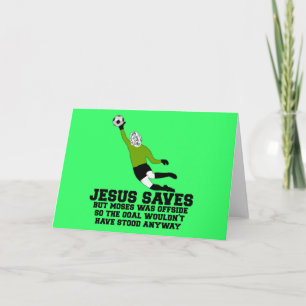 Cartão AteístaJesus salva