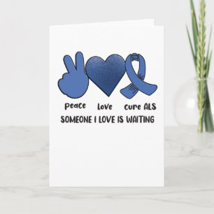 Cartão Atenção ALS Mês Esclerose Lateral Atiotrófica