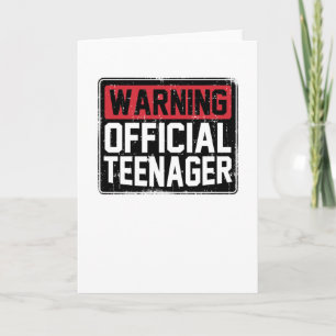 Cartão Atenção Aniversário Oficial da Adolescência