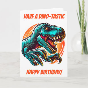 Cartão Atentado Epic Dino Pré-Histórico T-Rex