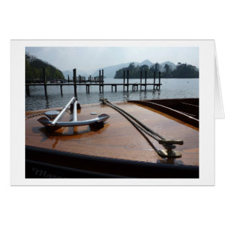 Cartão Aterragens do barco de Keswick
