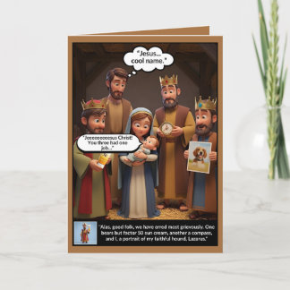 Cartão Ateu divertido