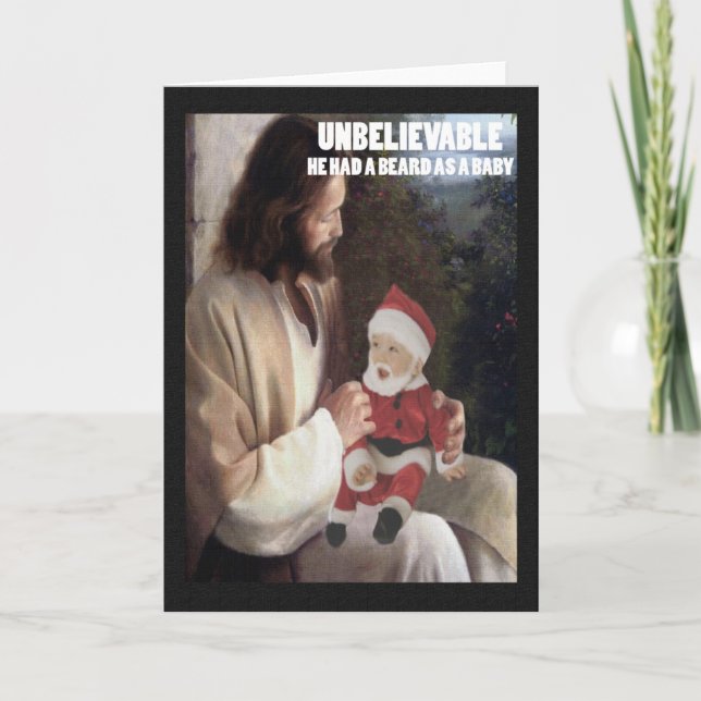 Cartão Ateu muito ofensivo (Frente)