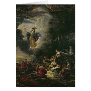 Cartão Athena que visita os musas