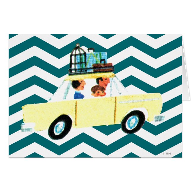 Cartão Atingindo a estrada aberta 2 (Frente Horizontal)