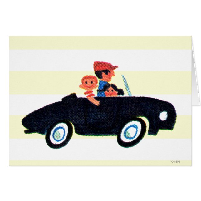 Cartão Atingindo a Estrada Aberta 3 (Frente Horizontal)