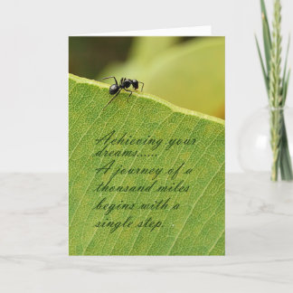 Cartão Atingindo seus sonhos