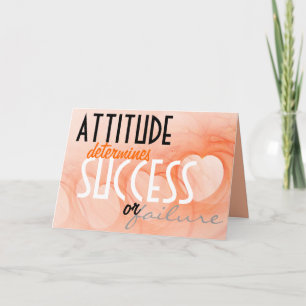Cartão Atitude Inspiracional...Corações Laranja de Suce