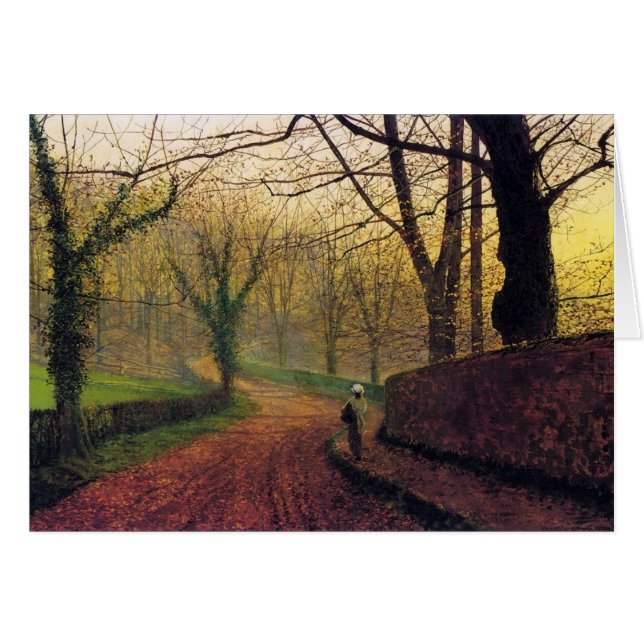Cartão Atkinson Grimshaw Stapleton Park CC0460 (Frente Horizontal)