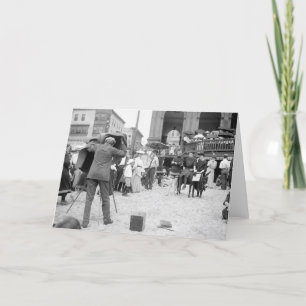 Cartão Atlantic City Beach, 1890s