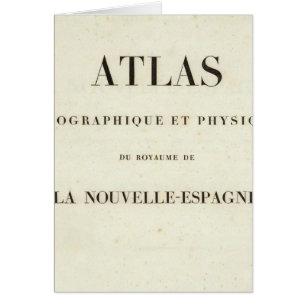 Cartão Atlas de Metade Geográfica e Física