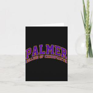 Cartão Atletismo da Faculdade Palmer de Quiropraxia Vinta