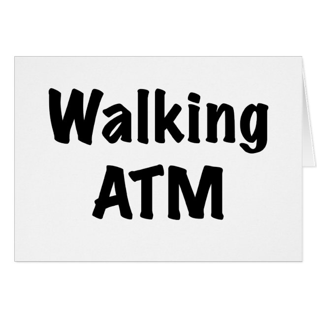 Cartão ATM de passeio (Frente Horizontal)