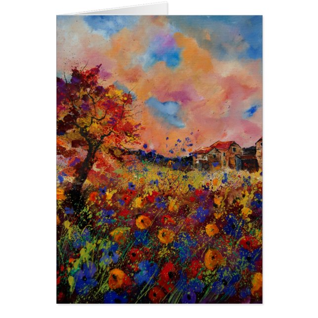 Cartão atmosfera do outono (Frente)