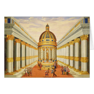 Cartão Ato mim, cenas VII e VIII: O templo de Baccus