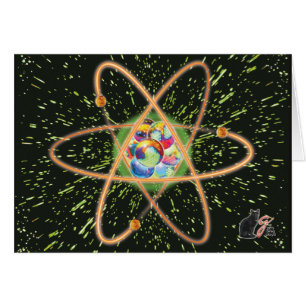 Cartão Atômico radical