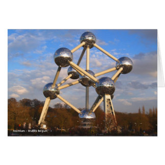 Cartão Atomium - Bruxelas Bélgica