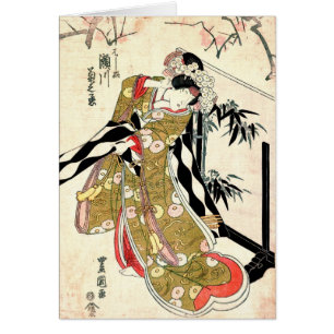 Cartão Ator Segawa Kikunojo 1821