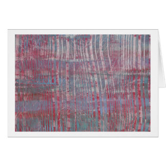 Cartão Através das árvores