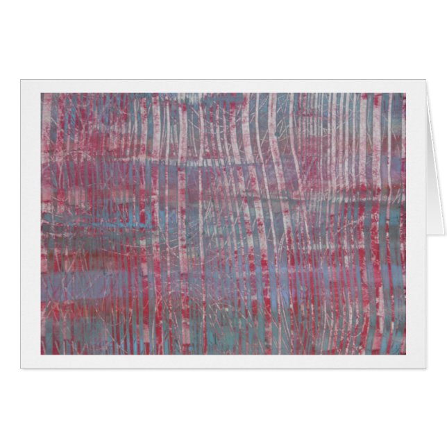 Cartão Através das árvores (Frente Horizontal)