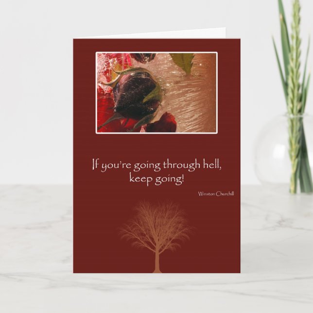 Cartão Através do Inferno (Frente)